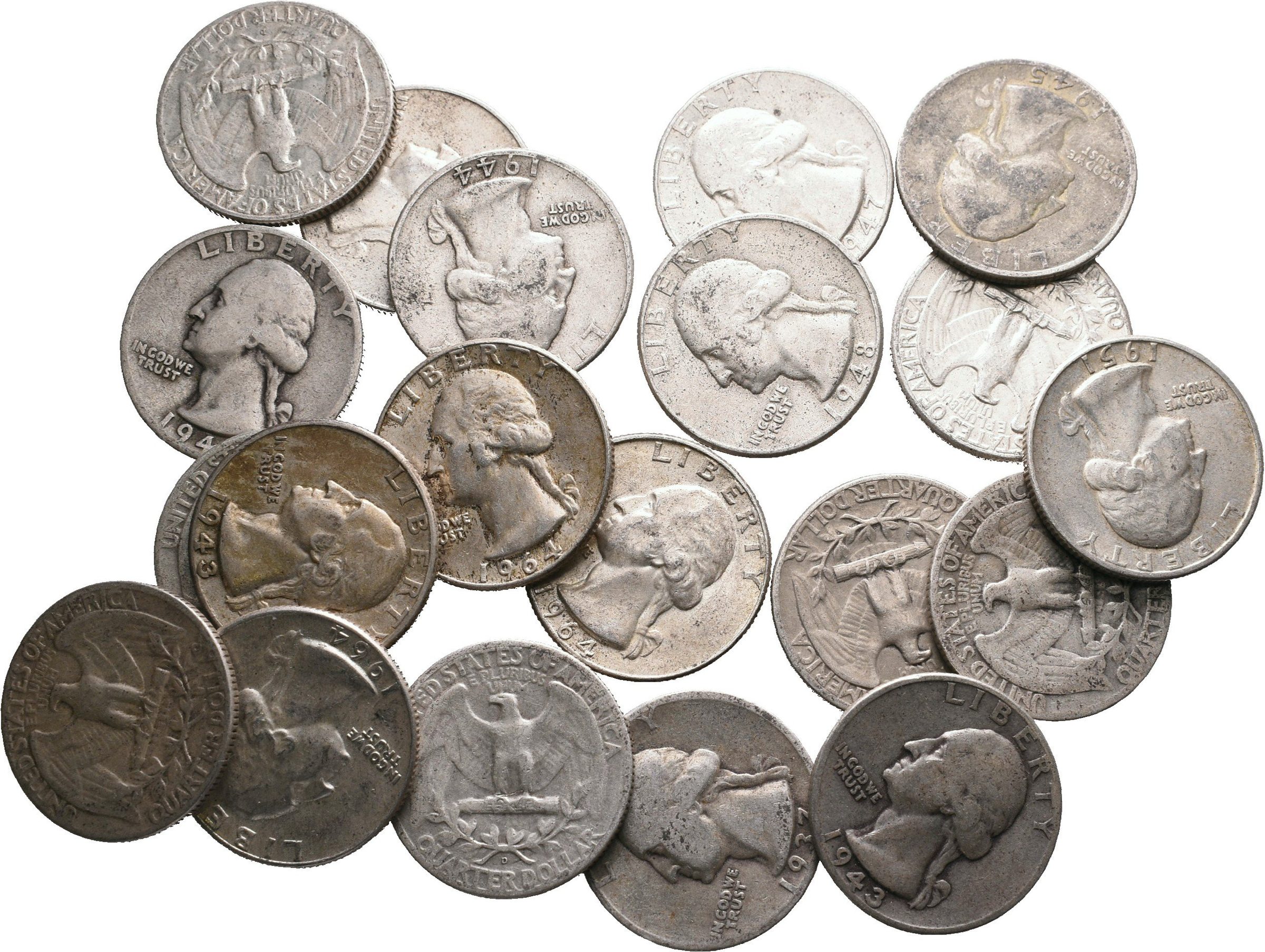 USA, 1/4 Dollar 1932 - 1964 - George Washington
