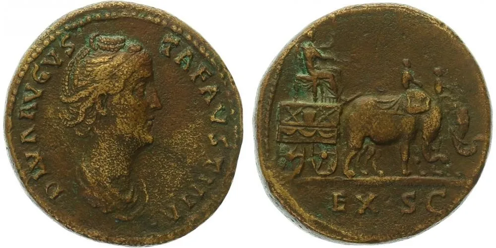 Faustina senior, manželka Antonina Pia — 1