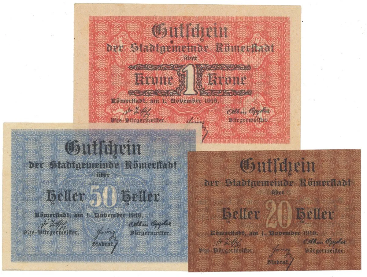 Nouzovky české od roku 1914 — 1