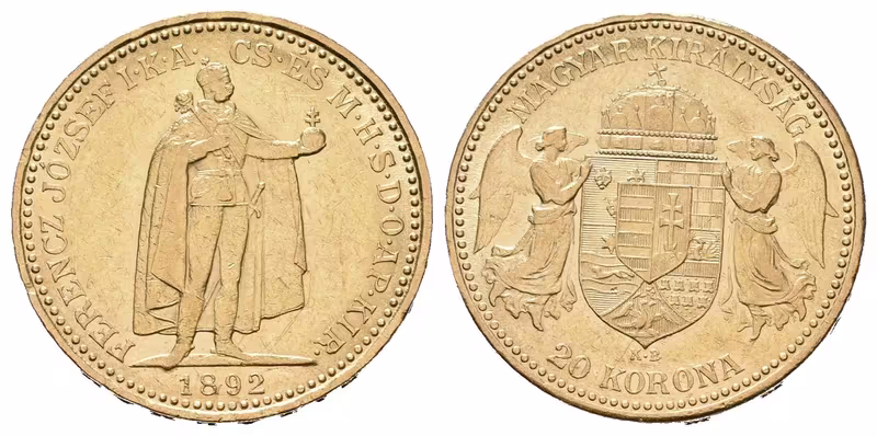 20 Koruna 1892 KB
