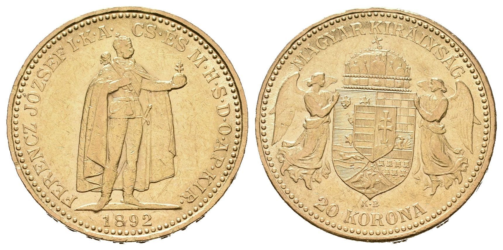 20 Koruna 1892 KB