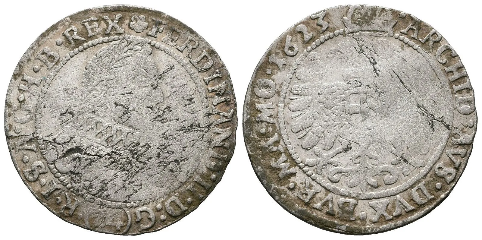 Ferdinand II., 1619 - 1637 (Mince kiprová) — 1