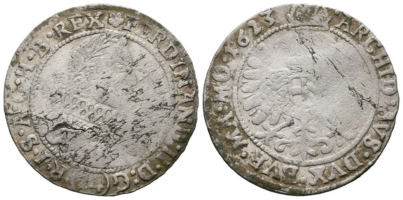 Ferdinand II., 1619 - 1637 (Mince kiprová) — 1
