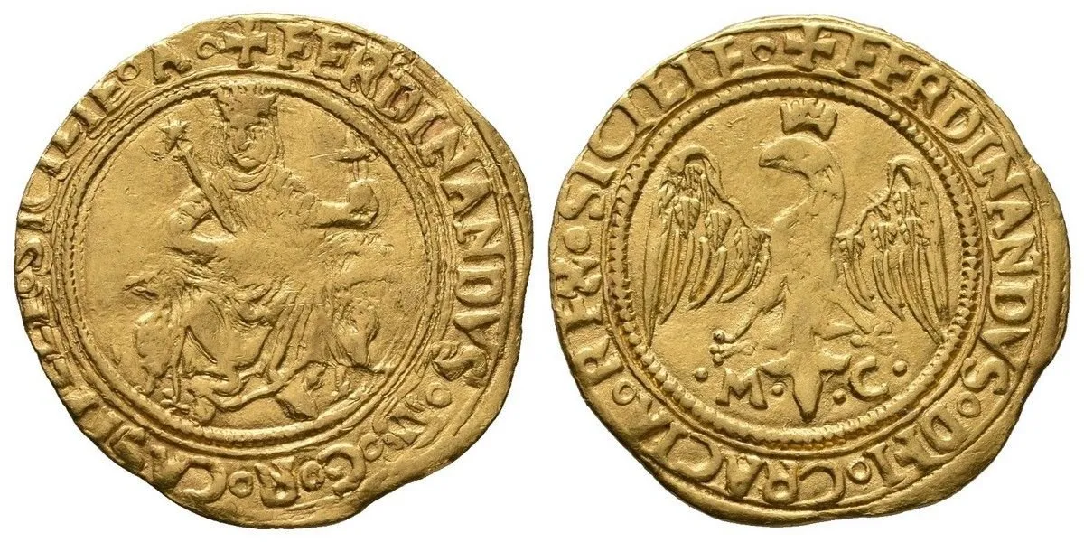 Itálie - Mesina, Ferdinando II 1479 - 1516 — 1