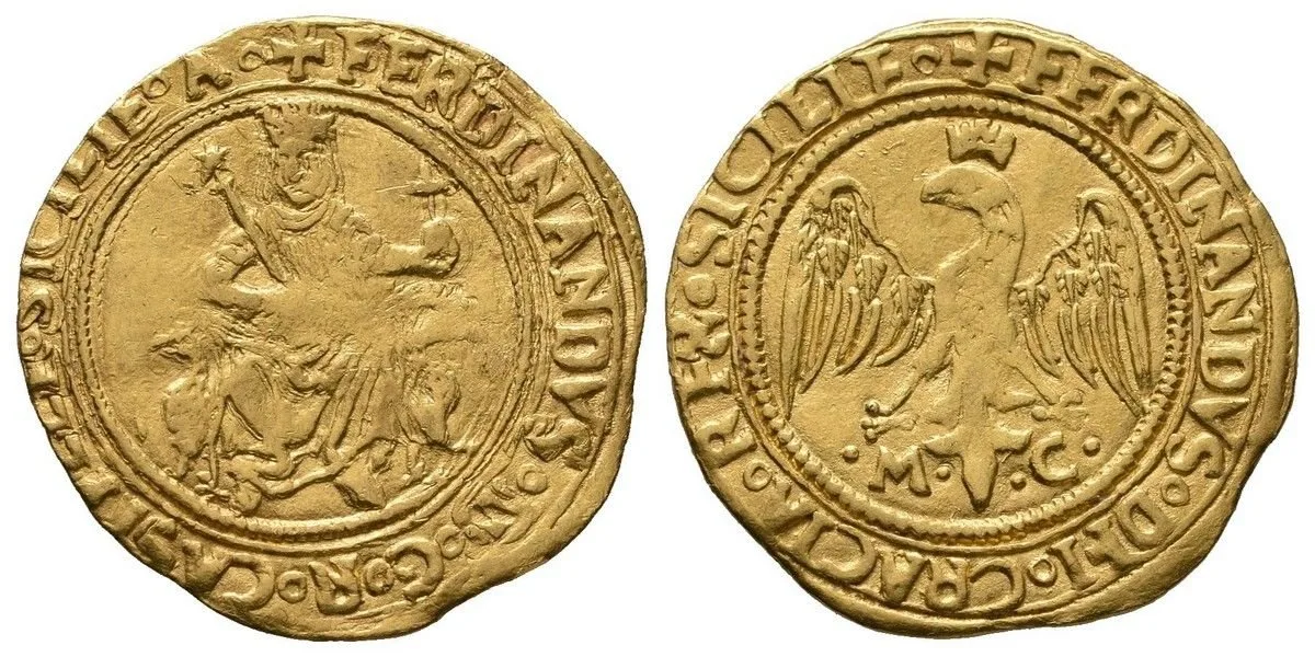 Itálie - Mesina, Ferdinando II 1479 - 1516 — 1