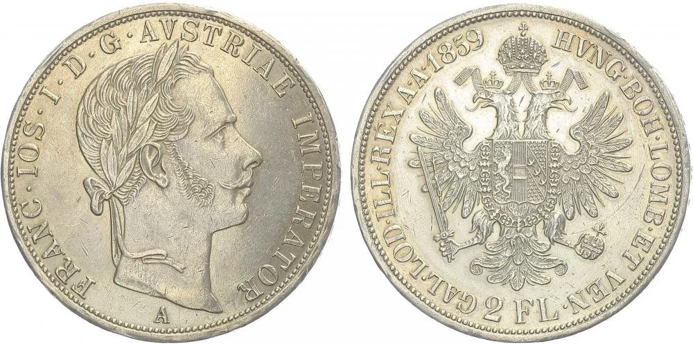 Rakouská a spolková měna, 1857 - 1892 — 1