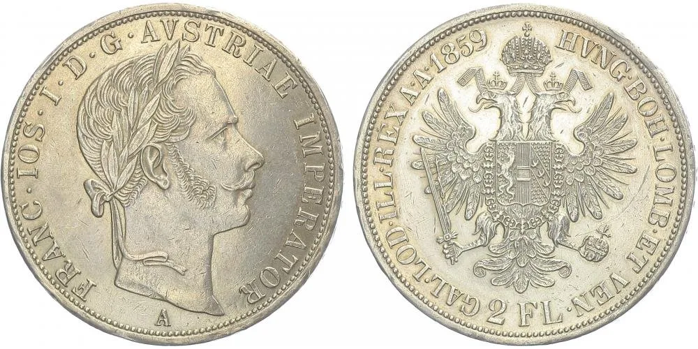 Rakouská a spolková měna, 1857 - 1892 — 1