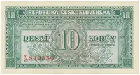 10 Koruna b.d. (1945), Hej.71a1