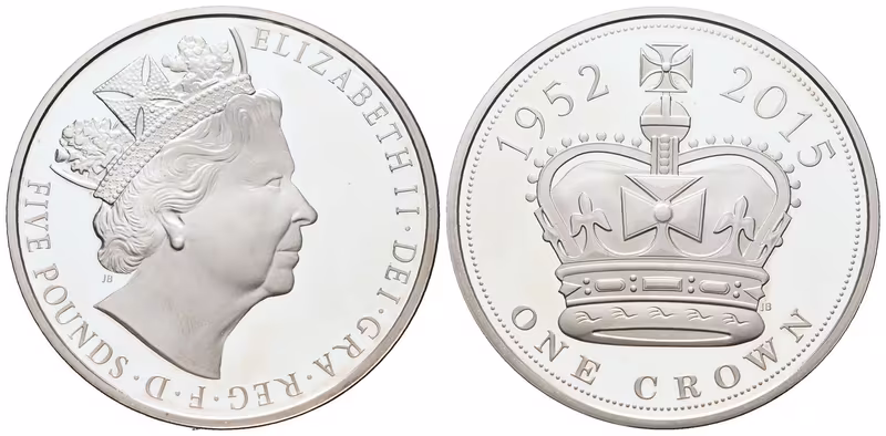 Velká Británie, 5 Pounds 2015 - Výročí