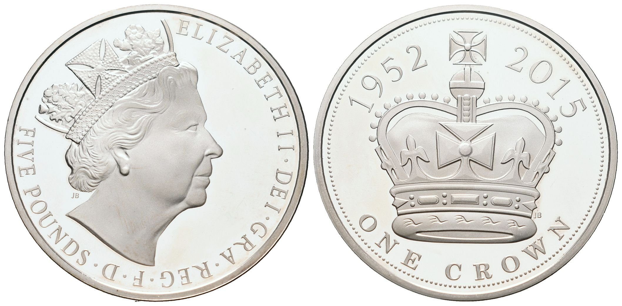 Velká Británie, 5 Pounds 2015 - Výročí