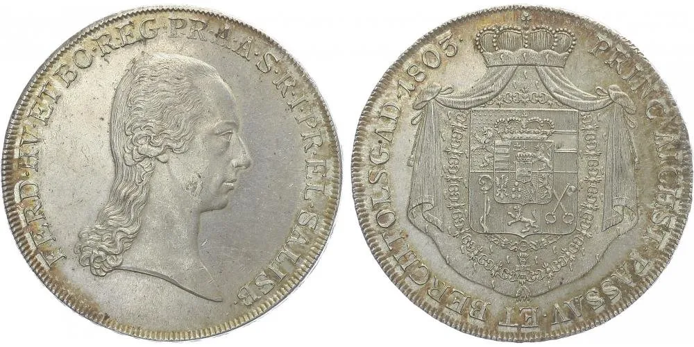 Salzburg - arcibiskupství, Ferdinand von Habsburg, 1803 - 1806 — 1
