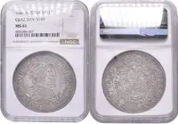 Tolar 1646/1646, Graz, Dav.3189A, KM.433, certifikace NGC, hodnocení MS 61, — 2