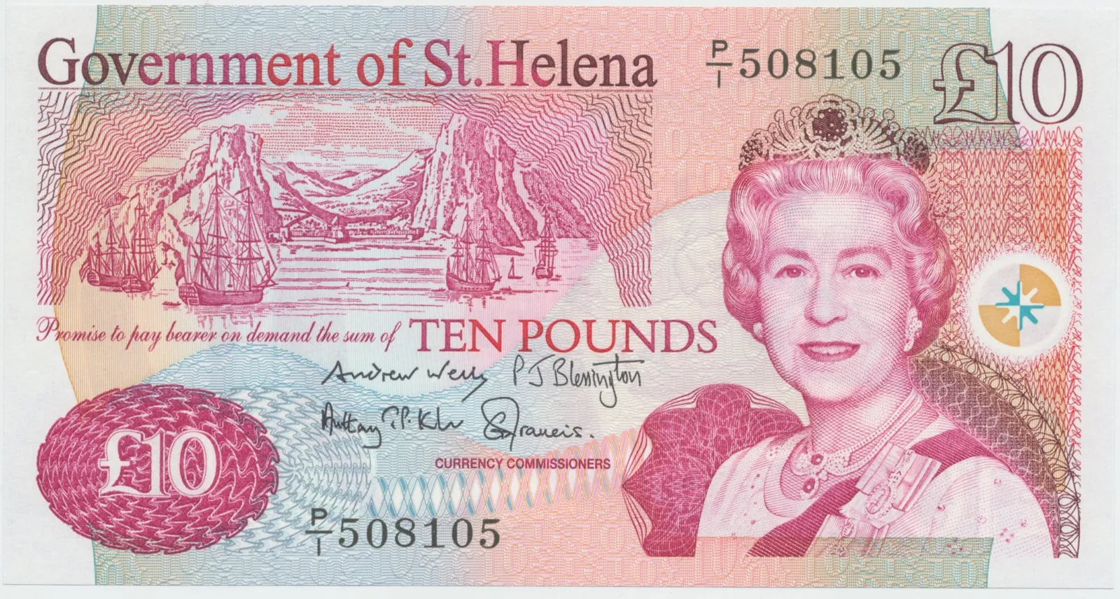 Svatá Helena, 10 Pounds 2012, P.12b