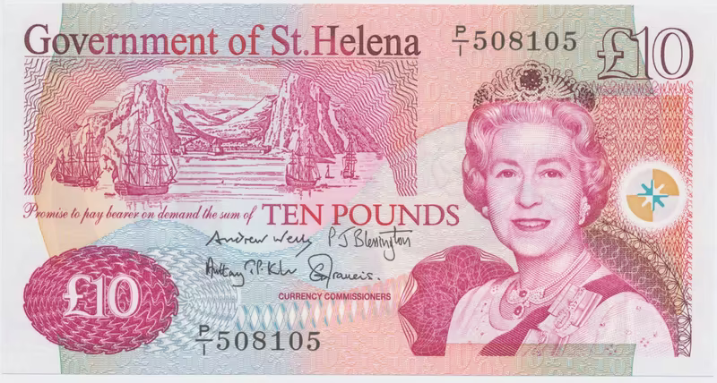 Svatá Helena, 10 Pounds 2012, P.12b