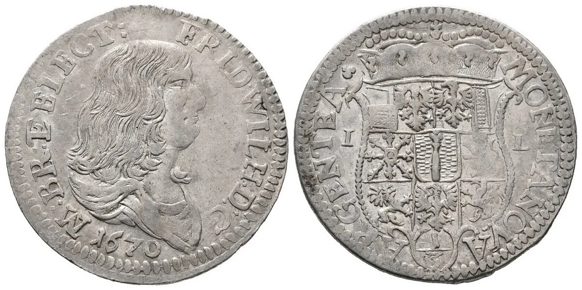 Brandenburg - Preussen, Friedrich Wilhelm, 1640 - 1688 — 1