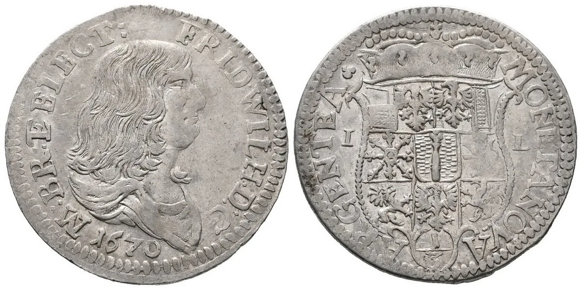 Brandenburg - Preussen, Friedrich Wilhelm, 1640 - 1688 — 1