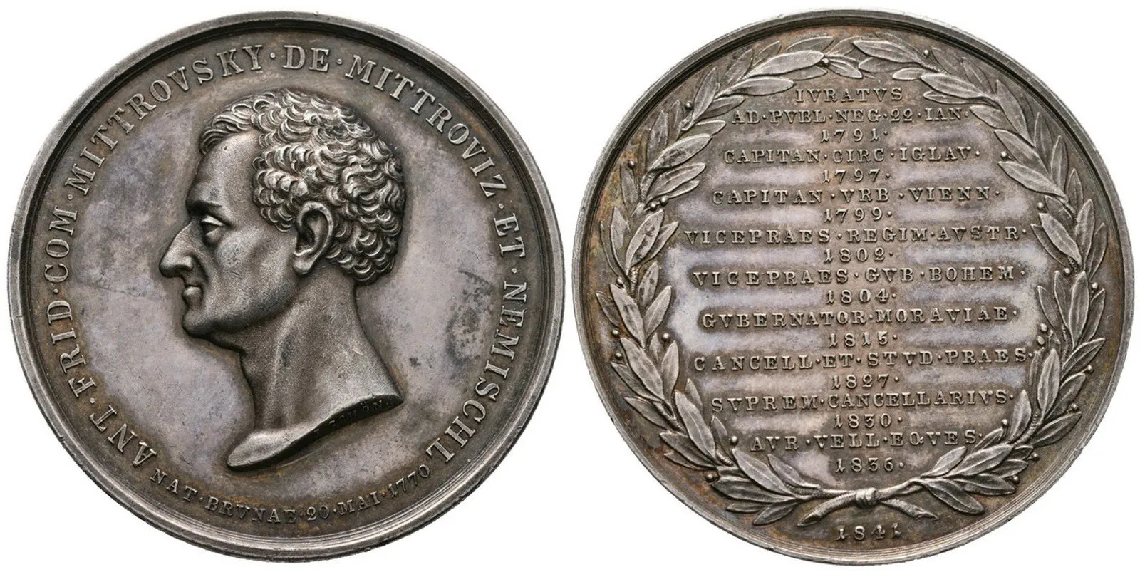 Mitrovský z Mitrovic a Nemyšle, Antonín Fridrich, 1770 - 1841 — 1