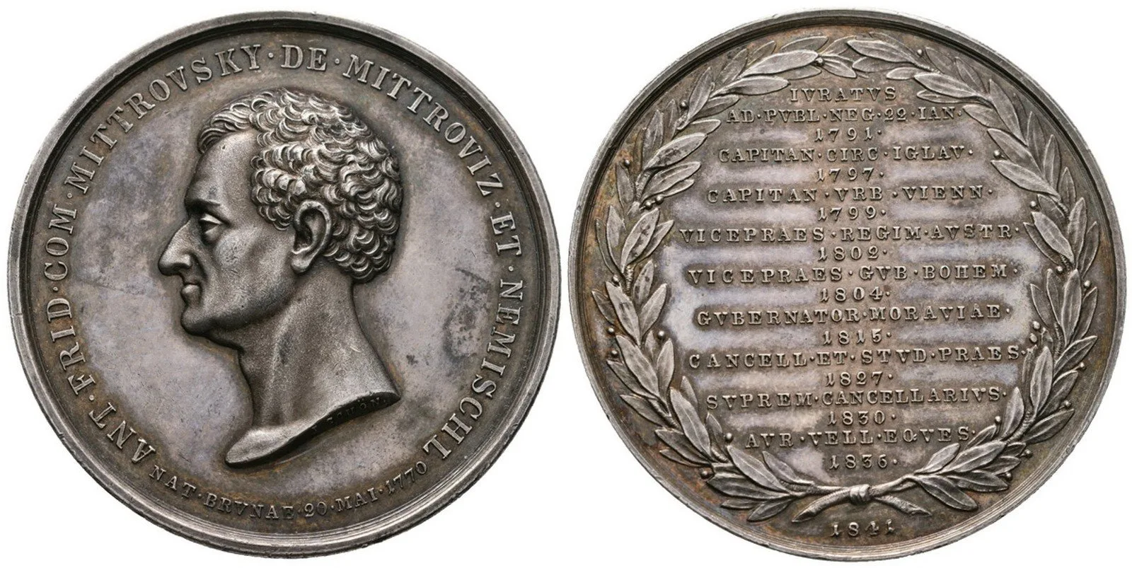 Mitrovský z Mitrovic a Nemyšle, Antonín Fridrich, 1770 - 1841 — 1