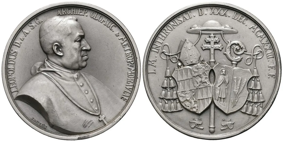Olomouc - arcibiskupství, Leopold Prečan, 1923 - 1947 — 1