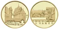 Medaile 2012 (Hásek, Lietava) - Hrad Pernštejn. Au 0,999, 22 mm (7,78 g), kapsle, — 1