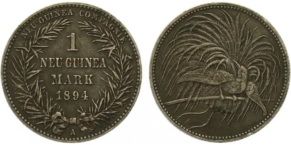 Koloniální ražby, Německá Nová Guinea — 1