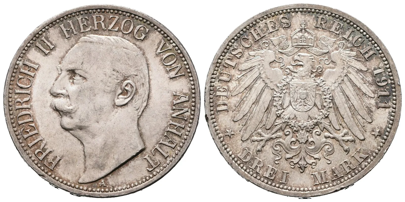 Anhalt, 3 Marka 1911 A