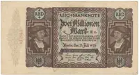 Německo, 2 Millionen Mark 1923, Ro.89a