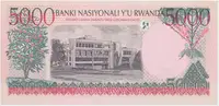 Rwanda, 5000 Francs 1998, P.28a - fotografie 2