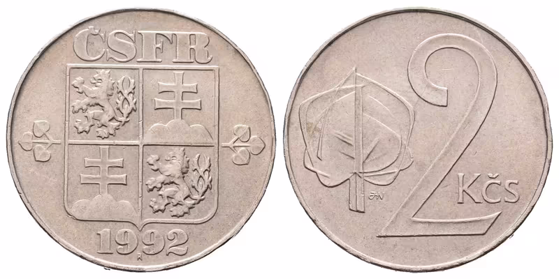 2 Koruna 1992