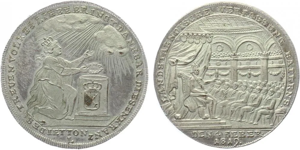 Bavorsko, Maximilian IV./I. Josef, 1799 - 1825 — 1