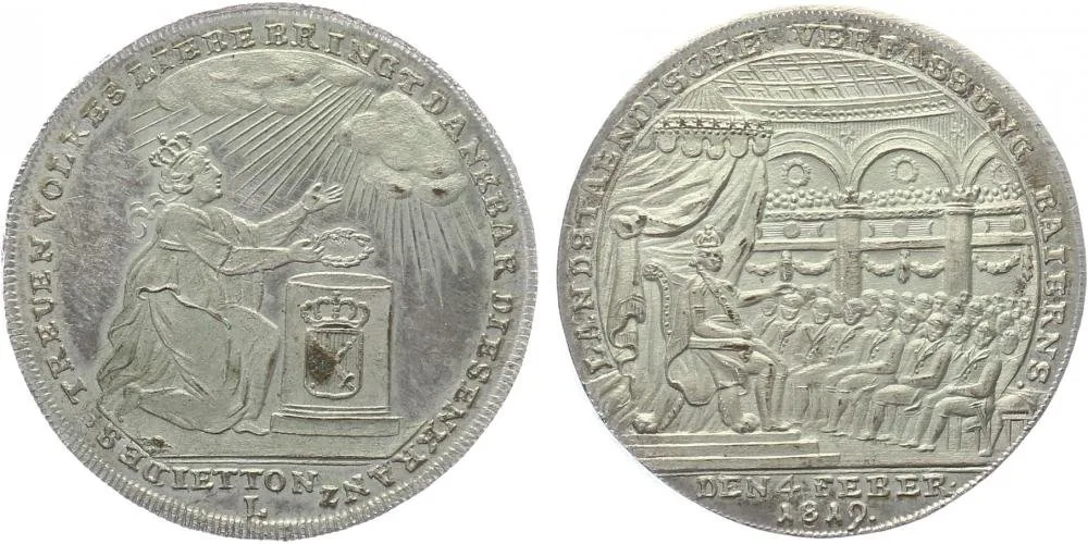 Bavorsko, Maximilian IV./I. Josef, 1799 - 1825 — 1