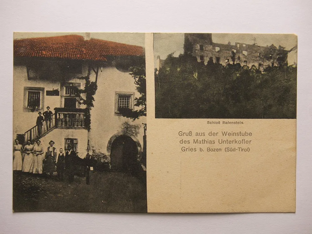 Itálie, Gries bei Bozen, Tirol, vinárna — 1