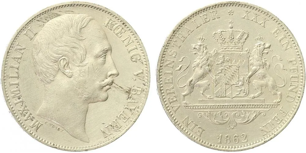 Bavorsko, Maximilian II., 1848 - 1864 — 1