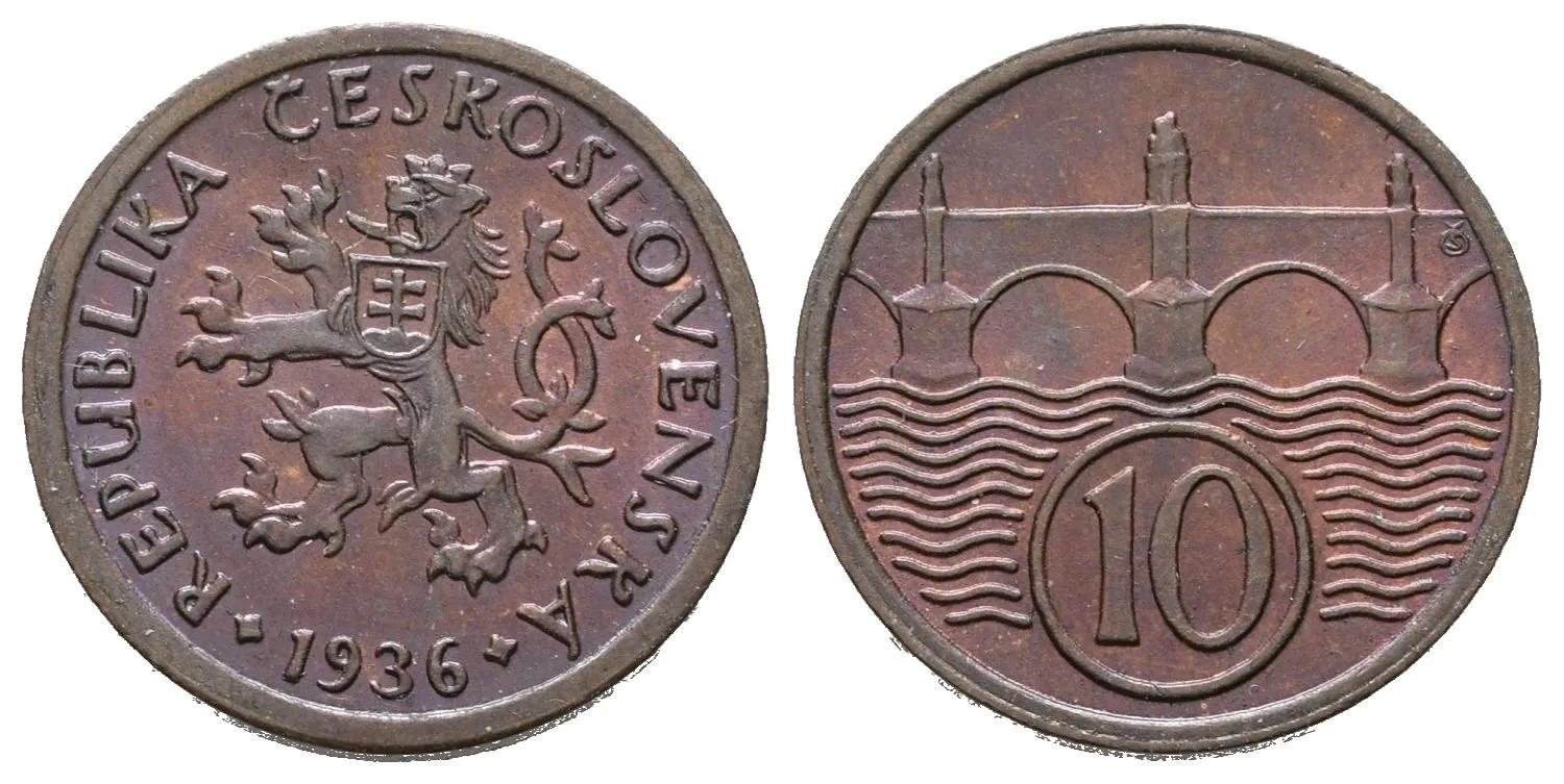 10 Haléř 1936