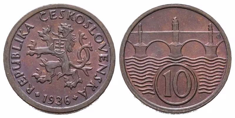 10 Haléř 1936