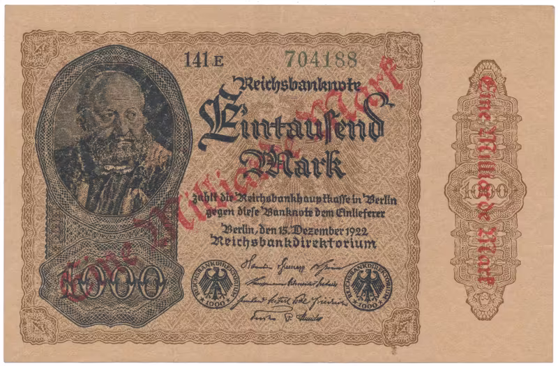 Německo, 1 Milliarde Mark 1923, Ro.110g