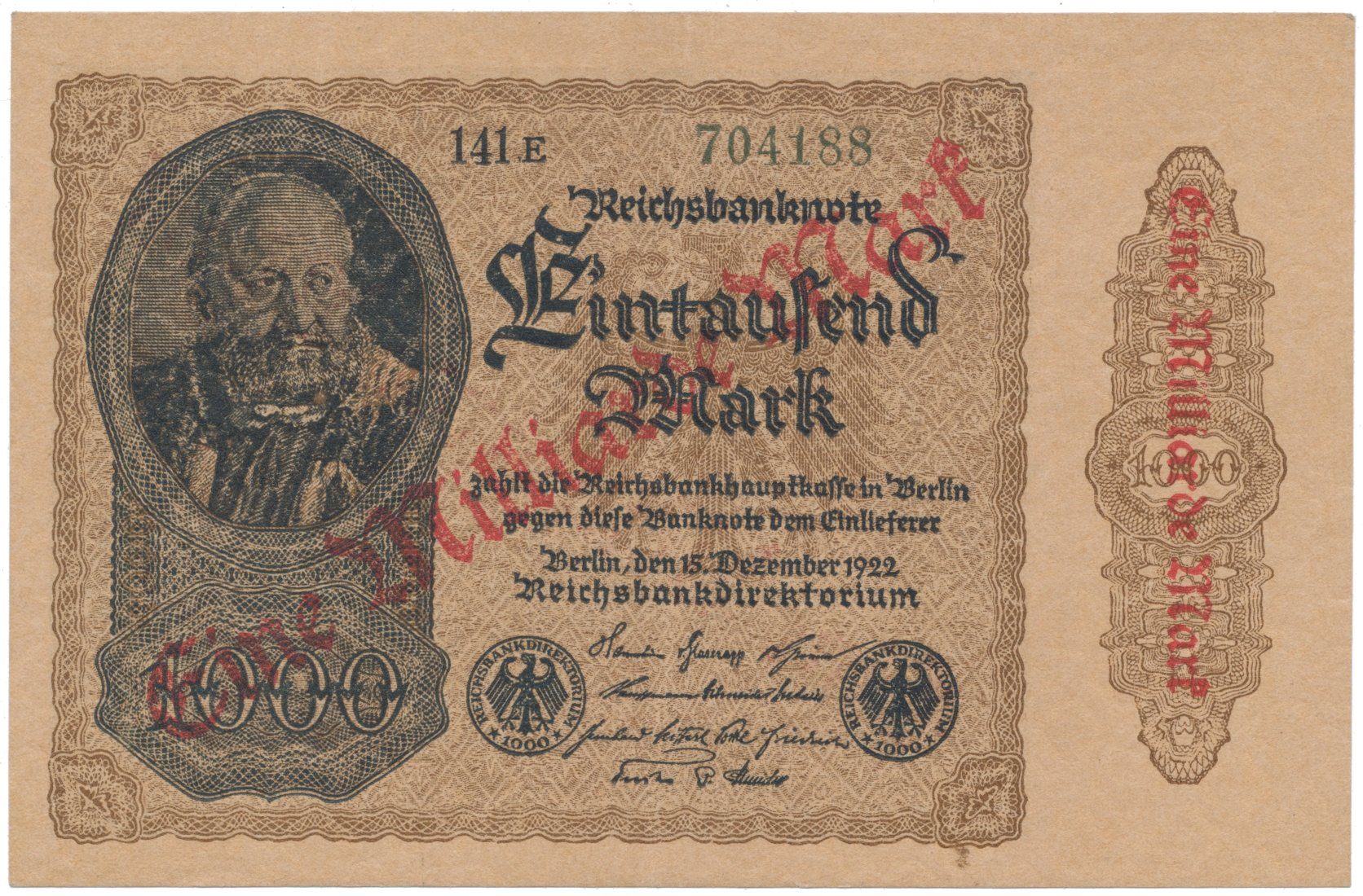 Německo, 1 Milliarde Mark 1923, Ro.110g