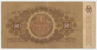 Československo, 50 Koruna 1919, série 0062, Hej.11b - fotografie 2