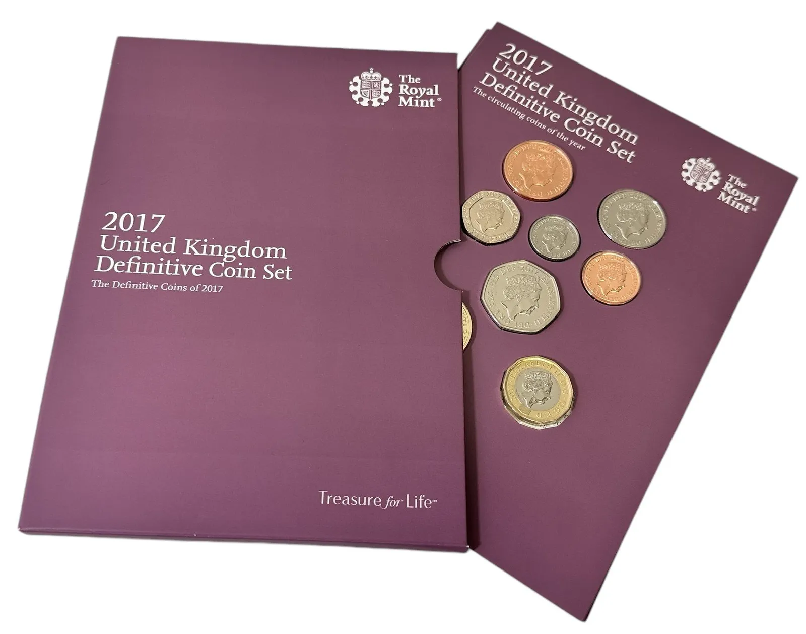 Velká Británie, Sada oběžných mincí 2017