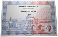 AR Medaile b.l. (2012) - Obecní dům v Praze - 100. výročí postavení - fotografie 2