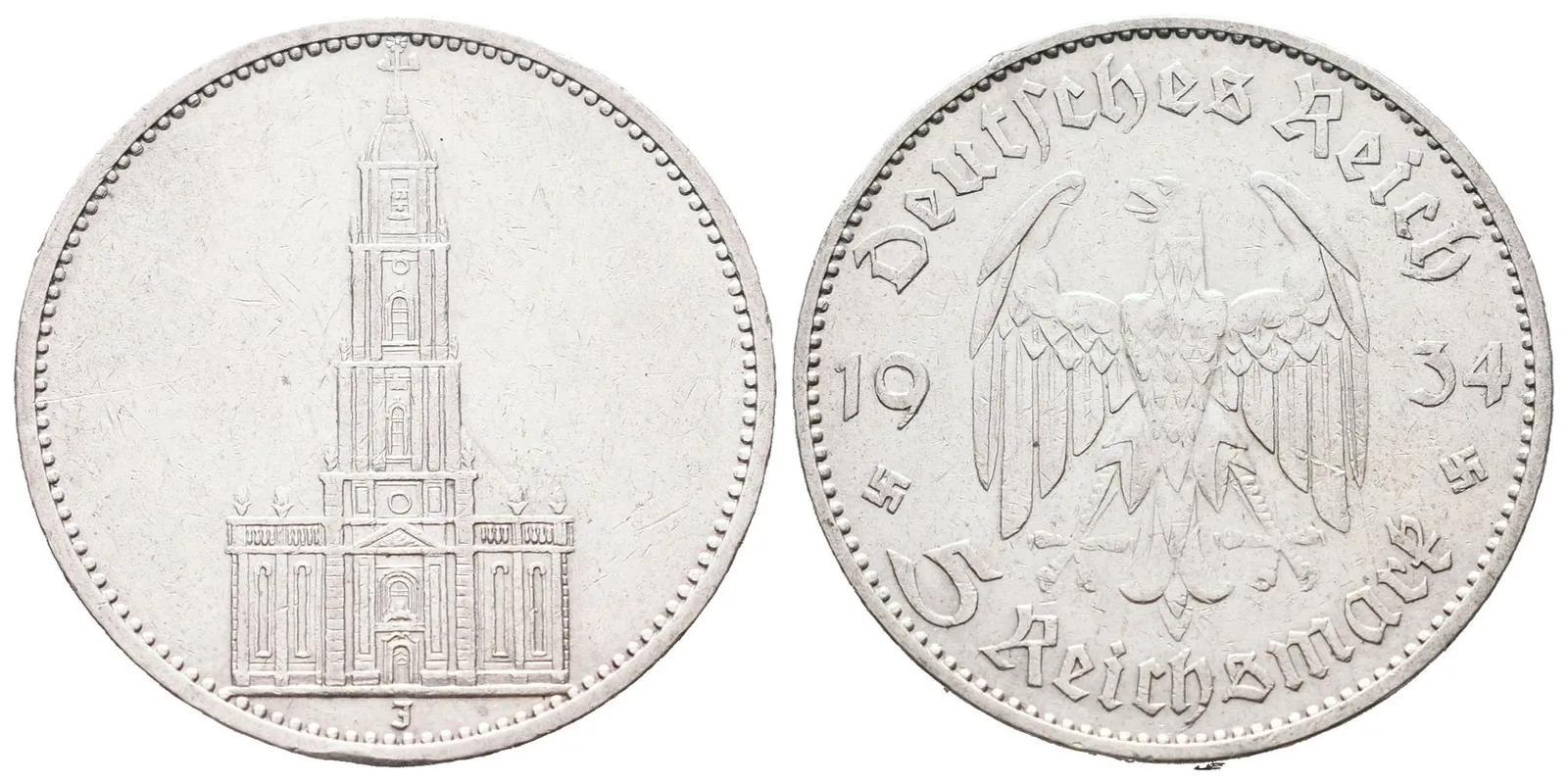 III. říše, 5 Marka 1934 J