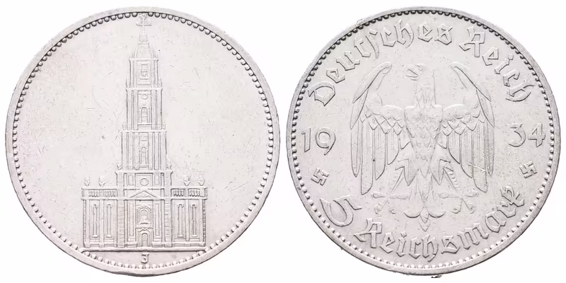 III. říše, 5 Marka 1934 J