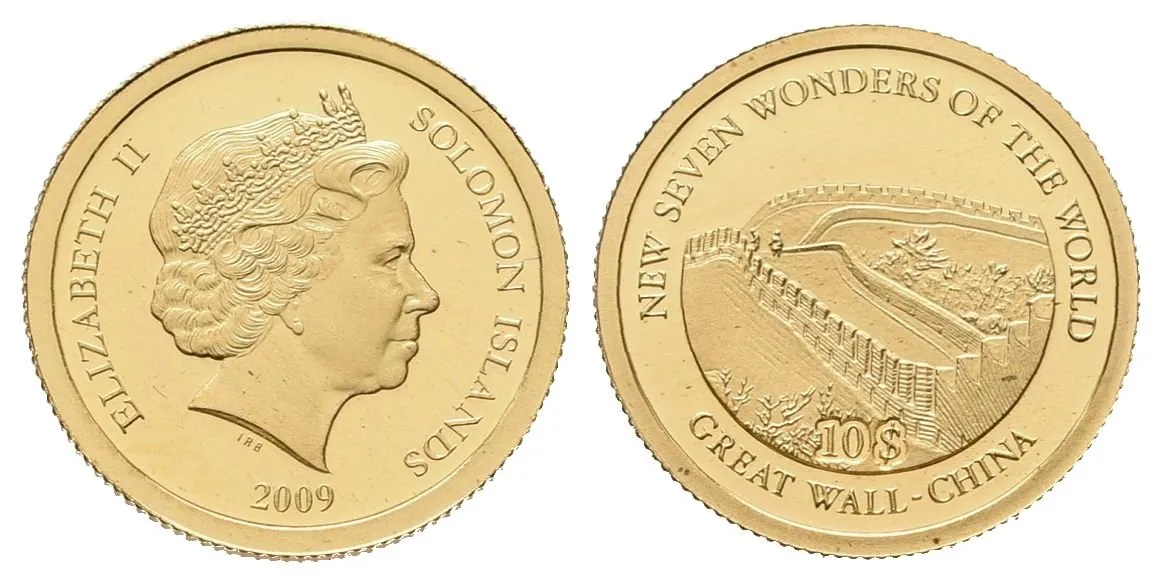 Solomon Islands, 10 Dollar 2009 - Velká čínská zeď