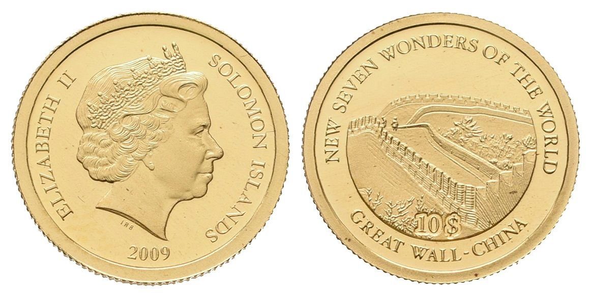 Solomon Islands, 10 Dollar 2009 - Velká čínská zeď