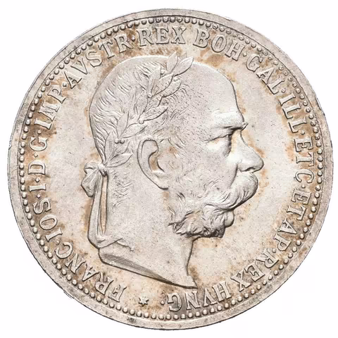 1 Koruna 1894, luxusní zachovalost, ražební lesk, patina, drobné rysky,