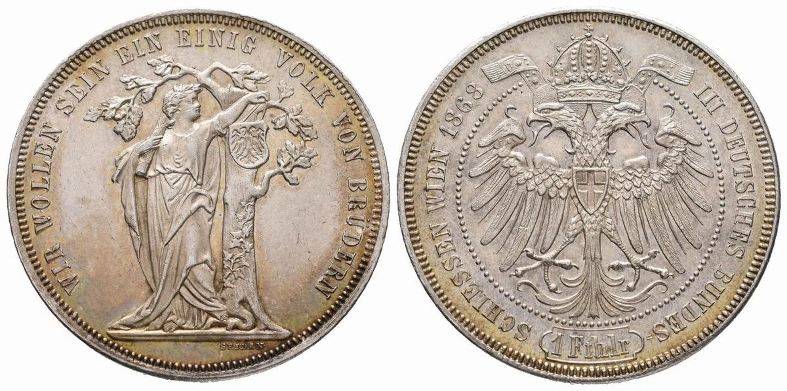Rakouská a spolková měna, 1857 - 1892 — 1
