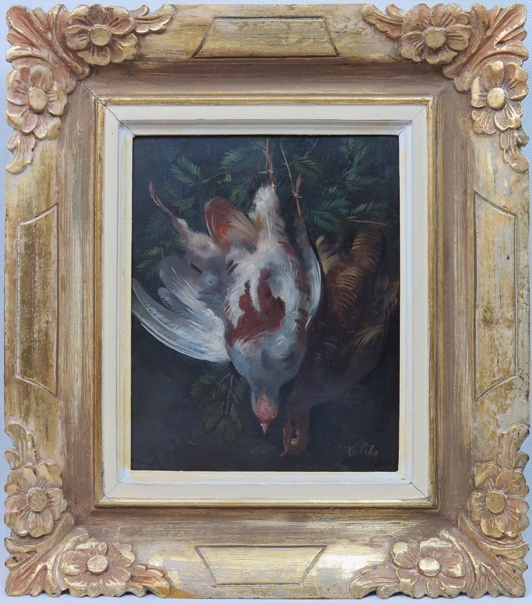 Otakar Číla: Otakar Číla (1894 - 1977) - Zátiší s koroptvemi