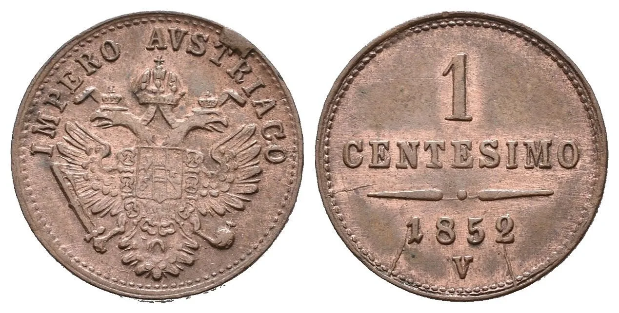 Konvenční měna, 1848 - 1857 — 1