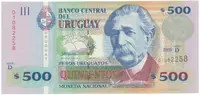 Uruguay, 500 Pesos Uruguayos 2009, P.90b