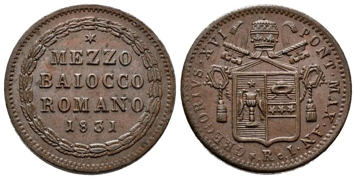 Vatikán, Řehoř XVI 1831 - 1846 — 1